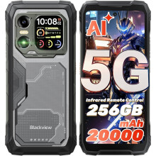 (black) Blackview XPLORE 1 AI 5G Unlocked Rugged Phone Android 15, 20000mAh Battery 36GB 256GB,,black/orange