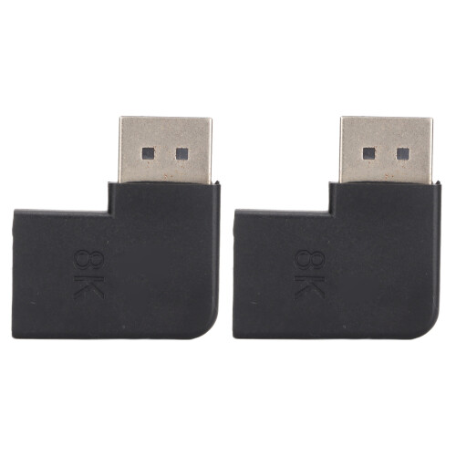 2 piezas extensor DP 38x35x10mm negro DP1.4 8K60