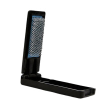 Ergonomic Steel Bristles Shoe Scrubber Comfortable Grip-Black