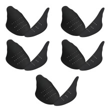 Baskets légères et respirantes, 5 paires, bouclier-Noir L