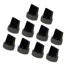 10Pcs Sponge Shoe Polish Applicators With Plastic Handle For-C