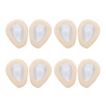 4 paires d'autocollants Anti-ampoules pour-OS imprimé abricot