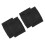 2 paires de chaussettes de danse unisexes,-OS noir 1