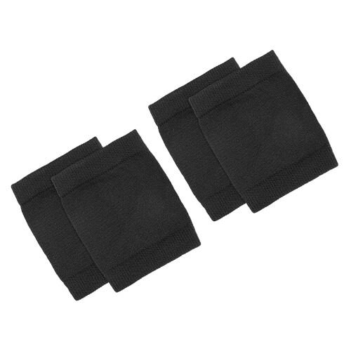 2 paires de chaussettes de danse unisexes,-OS noir