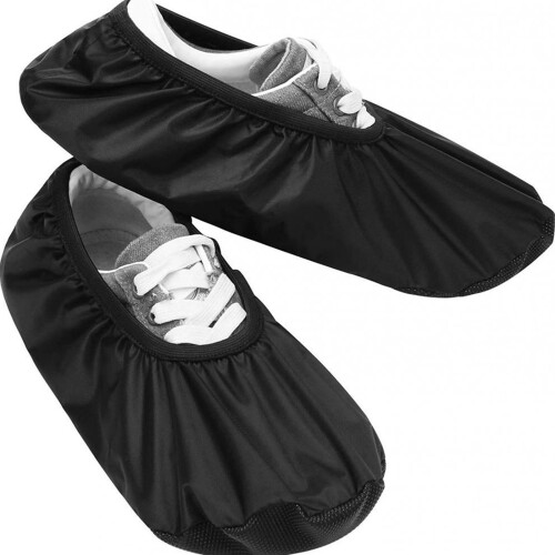 La chaussure de bowling antipoussière imperméable couvre-Noir L 1