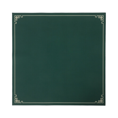 De Jeu En Silice Vert Pour Mahjong Anti-Glisse