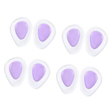 Coussinets adhésifs pour talons, 4 paires,-transparent pOS