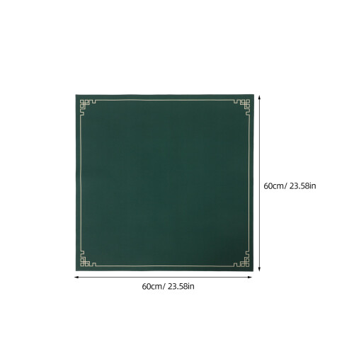 De Jeu En Silice Vert Pour Mahjong Anti-Glisse 1
