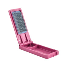 Steel Bristles Dance Shoe Brush Foldable Ballet Shoe-Claret