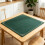 De Jeu En Silice Vert Pour Mahjong Anti-Glisse 8