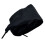 Lacets en ruban de satin large, cordes de chaussures plates-Noir 1
