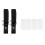 2Pcs  Slip Resistant U Shaped Pearls Elastic Band High-Black 1