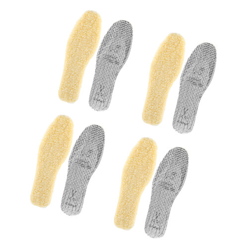 4 paires de semelles intérieures de chaussures isolées