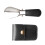 Folding Stainless Steel Shoe Horn with Storage Case PU-Black 1