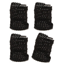 2 Pairs Comfort Shoe Laces Ballet Themed Aesthetic-Black 100cm