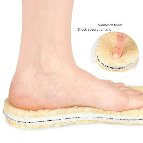 4 paires de semelles intérieures de chaussures isolées 1