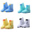 Kids Rain Boot Covers Thickened Rainproof Shoe Covers-Yellow M 3