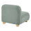 Beliani 1-Seat Section AMLI Fabric Light Green 6