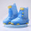 Kids Rain Boot Covers Thickened Rainproof Shoe Covers-Yellow M 7
