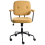Beliani Desk Chair PAWNEE Fabric Yellow 4