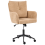 Beliani Desk Chair ALPINE Fabric Beige 4