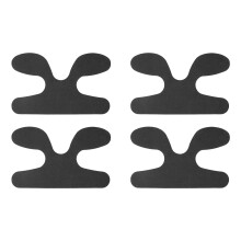Beschermende hielkussens, set van 4 laarsinzetstukken voor-Zwart