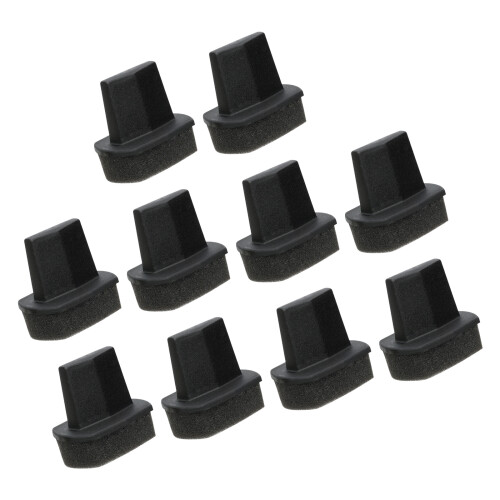 10Pcs Sponge Shoe Polish Applicators With Plastic Handle For-A