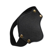 Abrasion Resistant Cycling Shoe Cover with Elastic Strap-Black