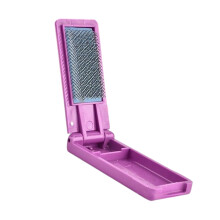 Ergonomic Grip Folding Dance Shoe Scrubber Rustproof-Purple