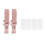 2 stuks U-vorm elastische band antislip hoge hak-Roze 1