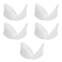 5Pairs Anti Crease Shoe Insert Protectors for Sneakers-White S