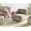 Beliani AMLI Corner Seat Right Hand Beige Fabric 3