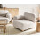 Beliani Corner Seat AMLI Right Hand Off-White Fabric 2