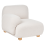 Beliani Corner Seat AMLI Right Hand Off-White Fabric 4