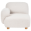 Beliani Corner Seat AMLI Right Hand Off-White Fabric 5