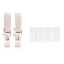 2 stuks elastische bandjes voor vrouwen hoge hak antislip-Beige
