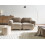 Beliani Modular Sofa 2 Seater AMLI Fabric Beige 2