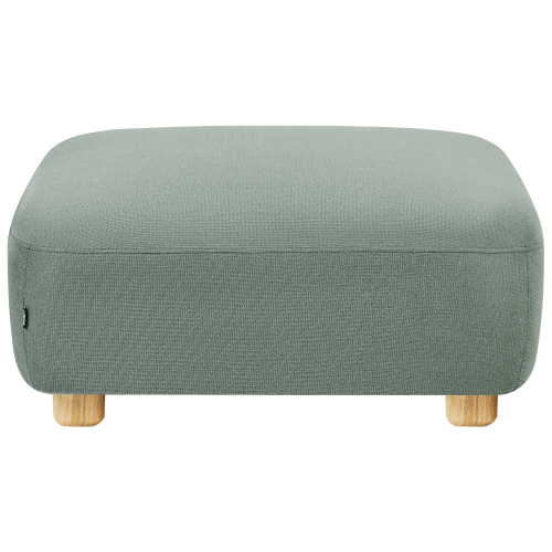 Beliani Ottoman AMLI Fabric Light Green 2