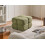 Beliani Pouffe CALIENTE Boucle Green 2