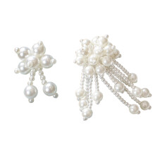 2Pcs Shoe Jewelry Accessories Pearls-Large Pearl Long Tas