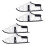 2Pairs Shoe Protectors Covers Quick-transparent med size 1