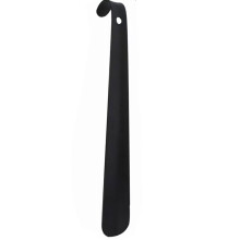 Ergonomic Handle Alloy Shoe Horn Metal Shoehorn Boots-Black