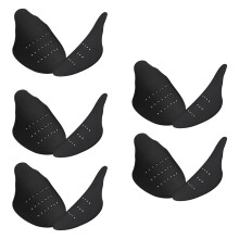5 paar lichtgewicht ademende sneakers Shield-Zwarte L
