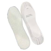 Breathable Thermal Fleeced Lining Shoe Insoles For Kid-Mens