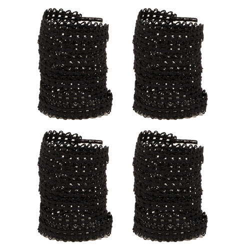 Ballet Themed Sneaker Laces Polyester Lace Flat-Black 100cm