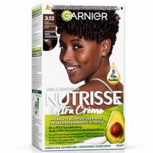 Pysyvä Värjäys - GARNIER - Nutrisse Ultra Crème - 3.12 Tumma Viileä Ruskea - 100% Peitto - Rikastettu 5 öljyllä
