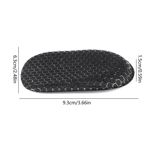 La chaussure de coussin de talon d'absorption des-Noir 1,5 cm 1