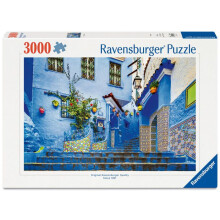 Ravensburger - Adult Puzzle 3000 pieces - Morocco in Blue - from 14 years - High-quality puzzle made in Europe - 12001893