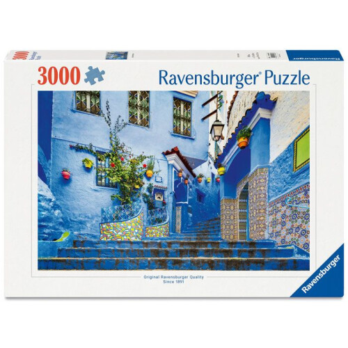 Ravensburger Puzzle 3000 Marokko sinisenä