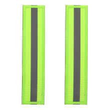 2Pcs Hook Loop Reflective Safety Patches for Dog Vests & Work Uniforms